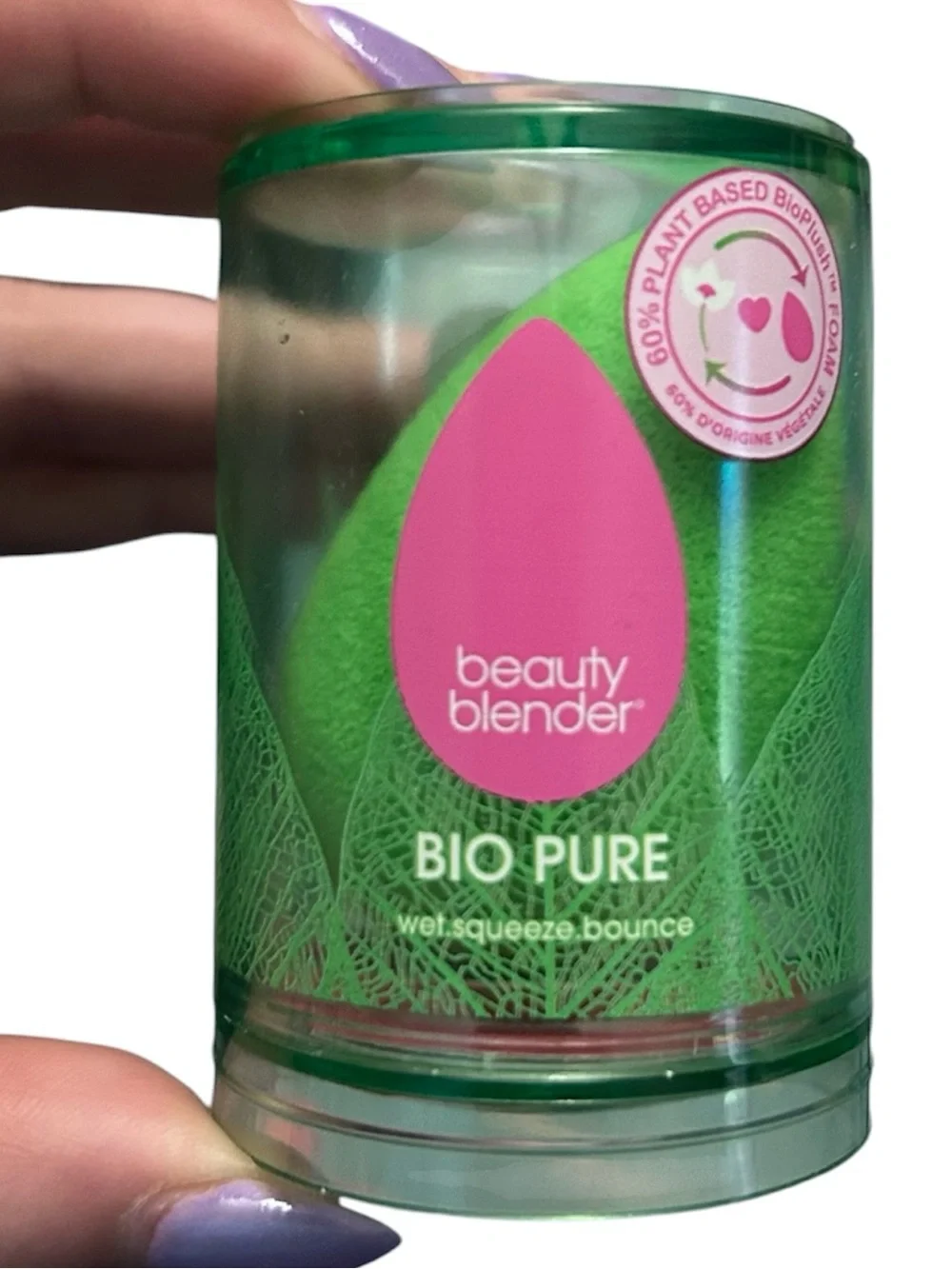 BRAND NEW beautyblender Bio Pure & Bubblegum Pink Makeup Sponges - Set of 3